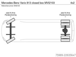 Mercedes-Benz Vario 813 closed box