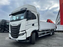 IVECO S-WAY 490/BAUSTOFF/KRAN PALFINGER ODER FASSI