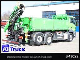 MAN TGS 26.460 LL  Kipper Kran Funk Lenkachse,