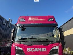 Scania R500 8x4 vacuum truck w/ Coke body, blowing equipm