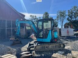 Airman AX55U-6A Mini Excavator with Rototilt, 3 Buckets,