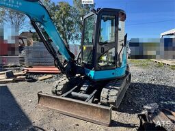Airman AX55U-6A Mini Excavator with Rototilt, 3 Buckets,
