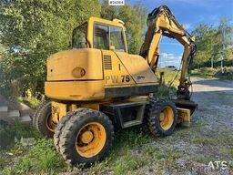 Komatsu PW75 Wheeled Excavator w/ Tilting Grading Bucket –