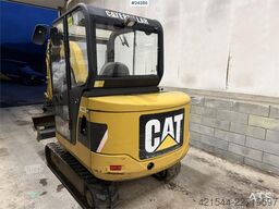 Caterpillar 302.5C Excavator with hydraulic grading bucket, to