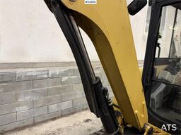 Caterpillar 302.5C Excavator with hydraulic grading bucket, to