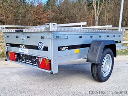 Martz Deckelanhänger 750kg 201cm x 106cm Anhänger mit Alu Deckel NEU