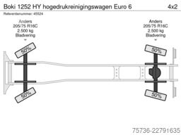 Boki 1252 HY hogedrukreinigingswagen Euro 6