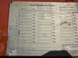 Nooteboom ASDV-30-12 4-AS DIEPLADER / LOWLOADER - BLADVER...