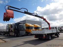 FUSO 7 C 18 Kipper 3,9m/Palfinger Kran/Greifer/2xAHK