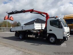 FUSO 7 C 18 Kipper 3,9m/Palfinger Kran/Greifer/2xAHK