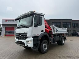 MERCEDES-BENZ Arocs 1835 4x4 Allrad Fassi F135 Kran Kipper