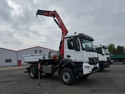 MERCEDES-BENZ Arocs 1835 4x4 Allrad Fassi F135 Kran Kipper