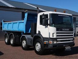 Scania 124c 420 8X4/ MANUAL/ RETARDER/ MEILLER-KIPPER/...