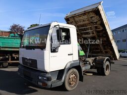MAN LE 180C L2000, Meiller 3-S.-Kipper, ABS, AHK.