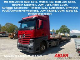 Tractor estándar MERCEDES-BENZ 1848 Actros SZM Retarder Kipphydraulik Tieflader