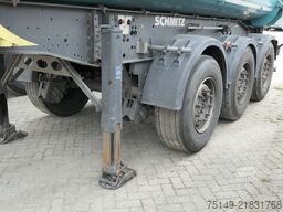 SCHMITZ CARGOBULL SKI 24 SL 7.2, Stahl, 25m³, Luft-Lift, Rollplane