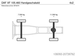 DAF XF 105.460 Handgeschakeld