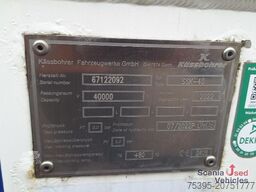 Kässbohrer Lebensmitteltank Kippbar SSK 40XS Neuwertig !!