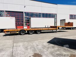 Semirimorchio ribassato Möslein STO 3 Schwebheim  3 Achs Satteltieflader Plato 45 t GGfür Fertigteile, Baumaschinen oder Container