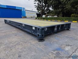 NEU 20 FUß HOLZPLATTFORM 24 TONNEN SCHWERLAST LOGISTIK TRANSPORT