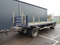 HOFFMAN 2 AXLE FLATBED WITH TWIST LOCKS 20FT