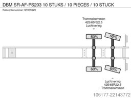 DBM SR-AF-PS203 10 STUKS / 10 PIECES / 10 STUCK