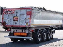 BENALU WYWROTKA 27 m3 / ALUMINIOWA / HYDRAULICZNA KLAPA