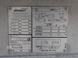 BENALU WYWROTKA 27 m3 / ALUMINIOWA / HYDRAULICZNA KLAPA