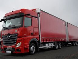 MERCEDES-BENZ ACTROS 2545 / ZESTAW TANDEM 120 M3 / PRZEJAZDOWY