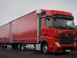 MERCEDES-BENZ ACTROS 2545 / ZESTAW TANDEM 120 M3 / PRZEJAZDOWY