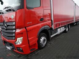 MERCEDES-BENZ ACTROS 2545 / ZESTAW TANDEM 120 M3 / PRZEJAZDOWY