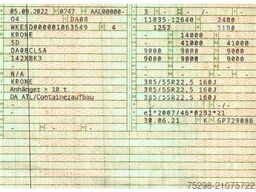 KRONE SD / Liftachse / Teleskop