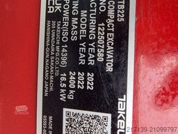 TAKEUCHI TB 225* 599 Betriebsstunden * Bj. 2022