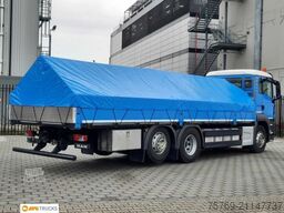 MAN 26.420 TGS Pritsche Plane  8,15 m Intarder AHK
