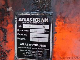 MERCEDES-BENZ SK 1722 K 4x2 2-Achs Kipper Kran Atlas 80.1 mit