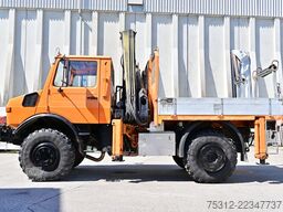 Unimog U1650  Kran Hiab 100 Seilwinde 6 Ersatzreifen