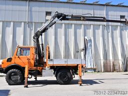 Unimog U1650  Kran Hiab 100 Seilwinde 6 Ersatzreifen