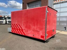 Gesloten 18m³ container met oprijrampen ex-brandweer!