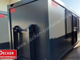 Decker Containerbau Bürocontainer 20ft, auf ABR, sofort