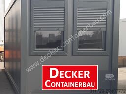 Decker Containerbau Bürocontainer 20ft, Staplertaschen