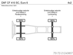 DAF CF 410 SC, Euro 6