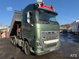 Volvo FH16 8x4 Tridem Crane Truck with 2014 26 t/m Palfi