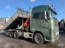 Volvo FH16 8x4 Tridem Crane Truck with 2014 26 t/m Palfi