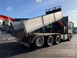 Volvo FH16 8x4 Tridem Crane Truck with 2014 26 t/m Palfi