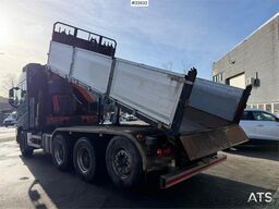 Volvo FH16 8x4 Tridem Crane Truck with 2014 26 t/m Palfi