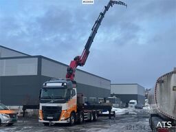 Volvo FH crane truck 8x2 w/ 95 t/m crane, jib and winch,