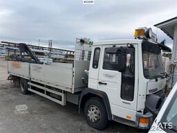 Volvo FL6 crane truck w/ 2000 HIAB 045 crane and two set