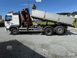 Volvo FM 6x2 crane truck with tipper and a 20t/m Palfing