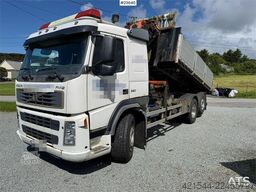 Volvo FM 6x2 crane truck with tipper and a 20t/m Palfing