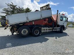 Volvo FM 6x2 crane truck with tipper and a 20t/m Palfing